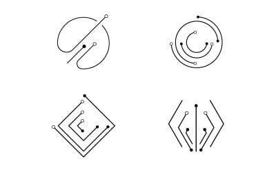 Circuit illustration design vector,  technology symbol9