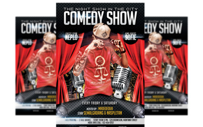 Comedy Show Flyer Template #5