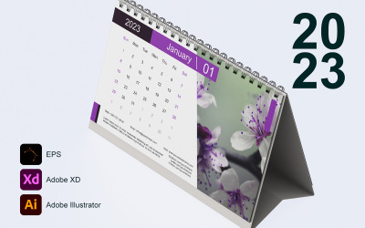 Kalender 2023 Sjabloon 18 - Zondag