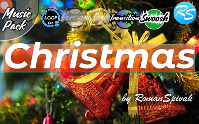 Pacote de produção de abertura de inspiração feliz de natal música de arquivo