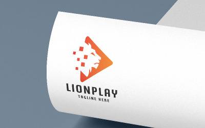 Logotipo profesional de Lion Play