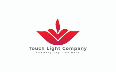 Modelo de logotipo da empresa Free Touch Light