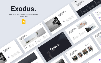 Exodus - Минималистичный бизнес-шаблон слайдов Google