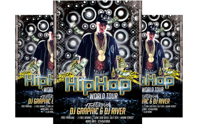 Hip Hop Tour Flyer Template