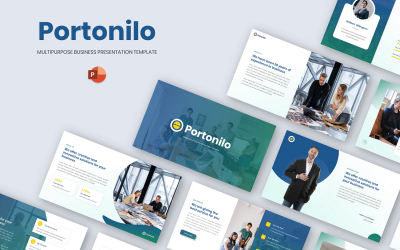 Portonilo - uniwersalny szablon biznesowy PowerPoint