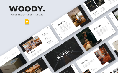 Шаблон Google Slide WOODY