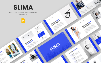 SLIMA - Modèle de diapositive Google pour agence créative