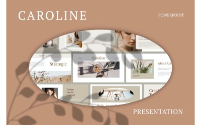 Caroline Mehrzweck-PowerPoint-Vorlage
