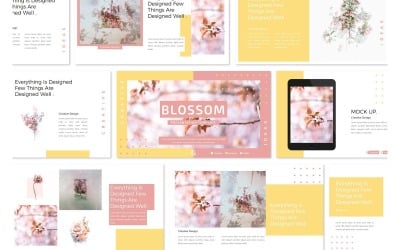 Plantilla de PowerPoint multipropósito de flores