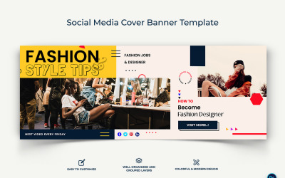 Moda Facebook Kapak Afiş Tasarım Şablonu-08