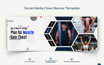 Fitness Facebook Cover Banner Design Mall-15