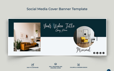 Interior Minimal Facebook Cover Banner Design Template-09