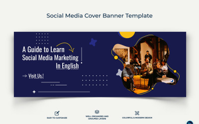 Social Media Workshop Facebook Cover Banner Design Template-03