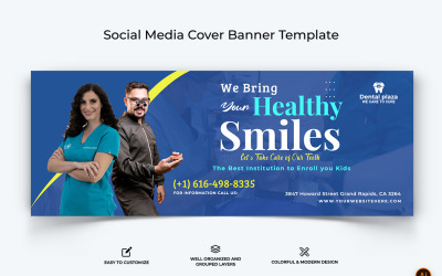 Dental Care Facebook Cover Banner Design-03