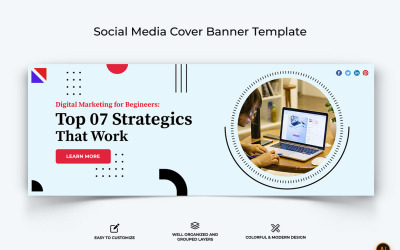 Digitální marketing Facebook Cover Banner Design-04