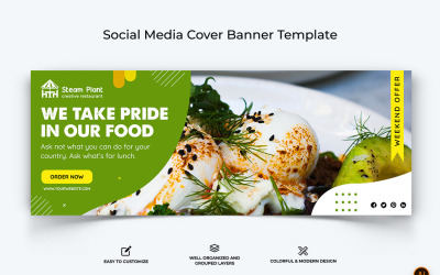 Ristorante e cibo Facebook Cover Banner Design-09