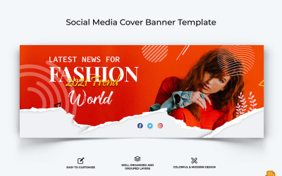 Fashion Facebook borító banner Design-004