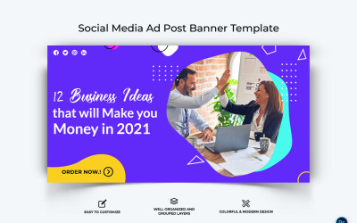 Business Service Facebook Ad Banner Design Template-07