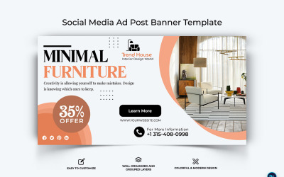 Interior Minimal Facebook Ad Banner Design Template-11