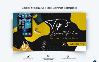 Mobile Tips Facebook Ad Banner Design Template-11