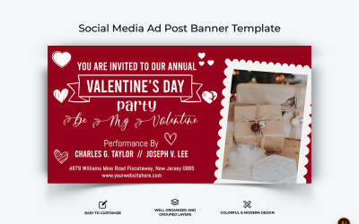 San Valentino Facebook Ad Banner Design-10