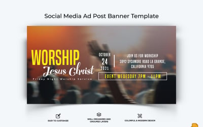 Church Speech Facebook Ad Banner Design-015