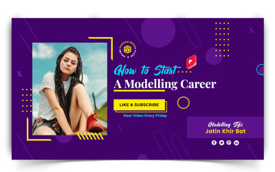 Fashion YouTube Thumbnail Design Template-11