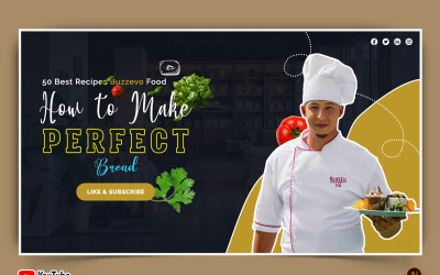 Chef Cooking YouTube Thumbnail Design -04