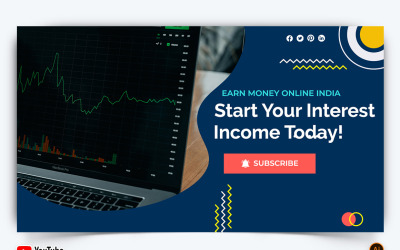 Online Money Earnings YouTube Thumbnail Design -08