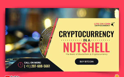 Cryptocurrency YouTube Thumbnail Design -002