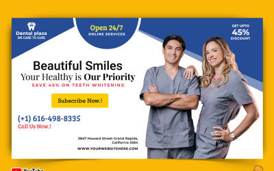 Dental Care YouTube Thumbnail Design -008