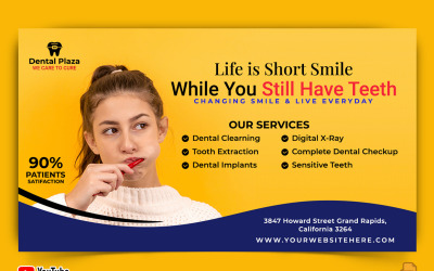 Dental Care YouTube Thumbnail Design -009