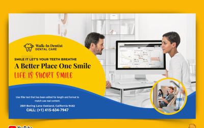 Dental Care YouTube Thumbnail Design -014