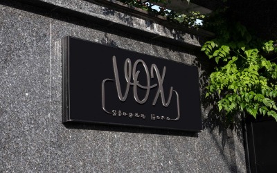 Letter Mark VOX 3 Letter logo Дизайн-фирменный стиль