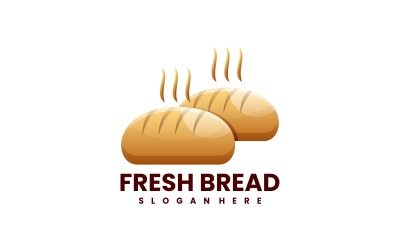 Logo Gradientu Świeżego Chleba