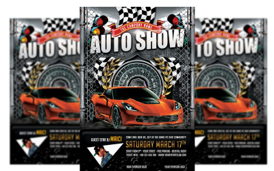 Modèle de flyer de salon de l&amp;#39;auto #2