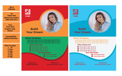 Online Business Flyer Corporate Identity Mall