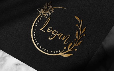 Сучасний рукописний підпис або фотографія Logan logo Design-Brand Identity