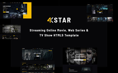 4K Star - Rozrywka szablon HTML5