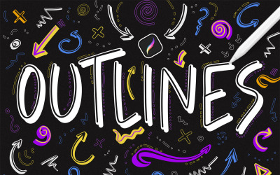 Outline Procreate Brushes