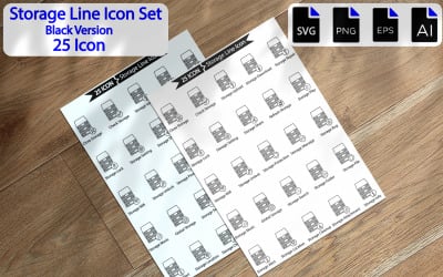 Pakiet ikon Premium Storage Line