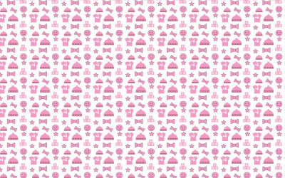 Decoração de fundo de padrão de bebê