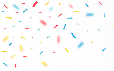 Kolorowe konfetti i blichtr Vector