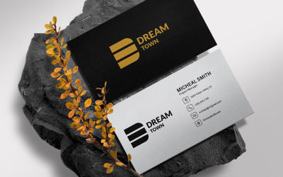 Biglietto da visita Dream Town - Modello di identità aziendale