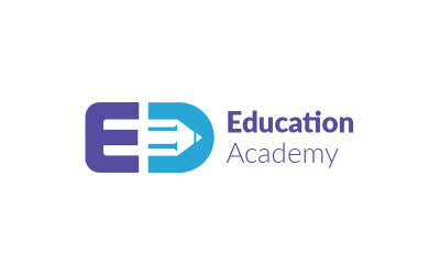 Bildungsakademie-Logo - Logo-Design-Vorlage