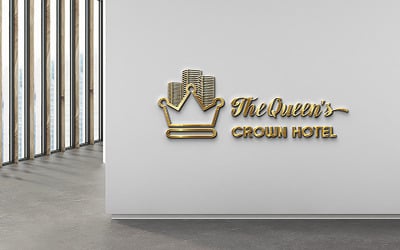 Дизайн логотипа королевы Новый и уникальный