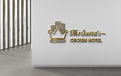 Queen Logo Design Novo e Único