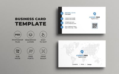 Clean Creative Business Card Template