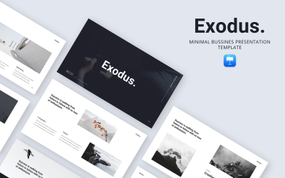 Exodus - Minimal Business Keynote-sjabloon