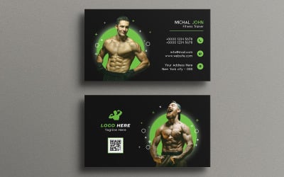 Free Fitness Gym Business Card Template